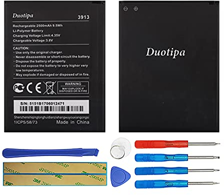 Duotipa Batteria di ricambio WIKO 3913 compatibile con WIKO 3913 WIKO Lenny 4 WIKO Lenny 4 Plus batteria con attrezzi