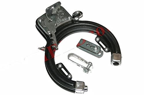 AEspares Vintage Classic Bike Bicycle Pad Lock Set + 2 Keys Raleigh Schwinn Black