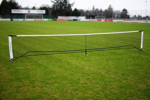 POWERSHOT Tennisfußballnetz aus Stahl - Größe auswählbar - Ideal zur Verbesserung der Technik im Garten oder für Fußballvereine!