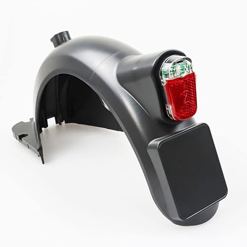 Fututech Schutzblech hinten und LED Rücklicht für Segway Ninebot Max G30 G30D Fender Taillight für Elektroroller, Ersatzteil Zubehör, Schwarz