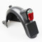 Fututech Schutzblech hinten und LED Rücklicht für Segway Ninebot Max G30 G30D Fender Taillight für Elektroroller, Ersatzteil Zubehör, Schwarz