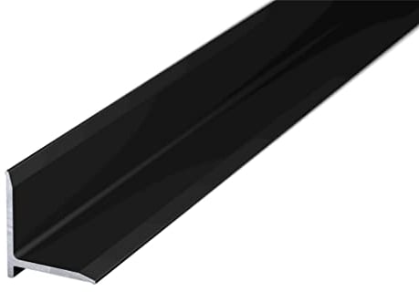 Prinz Wandanschlussprofil Nr. 298, 100 cm schwarz, selbstklebend, f??r Belagst??rken ab 2 mm