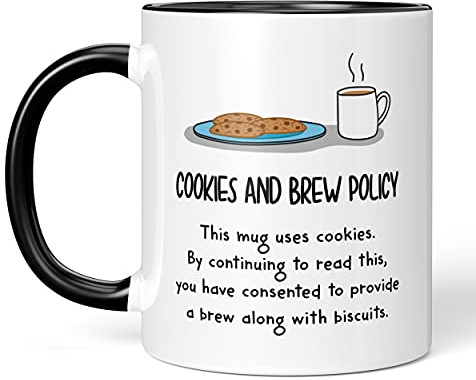 TeePee Creations GDPR Pun Mug, Data Protection Gift, Cookies Policy Mug, Web Designer Gift, Computer Geek Mug, Data Policy Mug, Colleague Gift