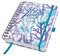 SIGEL JP204 Tagesplaner undatiert, Tageskalender ohne Datum, 120 g/m², ca. A5, Hardcover, für 110 Tage, 240 Seiten, Underwater Miracles, vegan, aus nachhaltigem Papier, Jolie, undated Planner