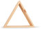 Zirbelino® Dreieck-Regal (ohne Fach) | Massivholz Zirbe, 100% naturbelassen, ca. 36,5cm