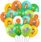 Luftballons Tiere, Ballons Dschungel Safari, 30 Stück 12 Zoll Latex Druck Ballon, Wildtiere Party Deko, Safari Party Zubehör für Kinder Geburtstag Mottoparty Dekoration