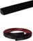 6M PVC Joint d'Étanchéité Autocollant Bordure de Finition Plan de Travail Cuisine Angle Mur, Joint Mur Intérieur Profil Finition Bande Finition Calfeutrage Moulure Plinthe,19mmx10mm Noir