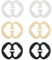 BIVOFU 6 PCS Donna Reggiseno Donna Clip per Racer Back Antiscivolo Regolabile, Antiscivolo e Regolabile, Clip per Reggiseno da Donna con Correttore da Intreccio Racerback