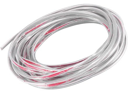 Partuto 1 Pcs Universal Car Door Protector Strip Sticker - Rubber Clear