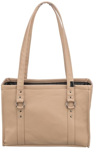 TRIXIE Transporttasche CityStyle für Hunde in braun – praktische Tragetasche zum Transportieren deines Vierbeiners – schickes & Zeitloses Design – 28876