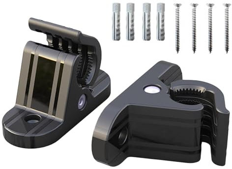 EV Charging Dock - Electric Vehicle Charger Bracket, Cable Management Organizer | 2X Anti-Slip Charger Wall Mount Holder, Electric Car Charging Hook with Screws for EV Chargers 3.03x2.01x1.22 inches