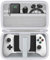 Aenllosi Hart Tasche Kompatibel mit 8Bitdo Ultimate Mobile Gaming Controller,8Bitdo Mobile Controller Hülle(Nur Tasche) (Weiß)