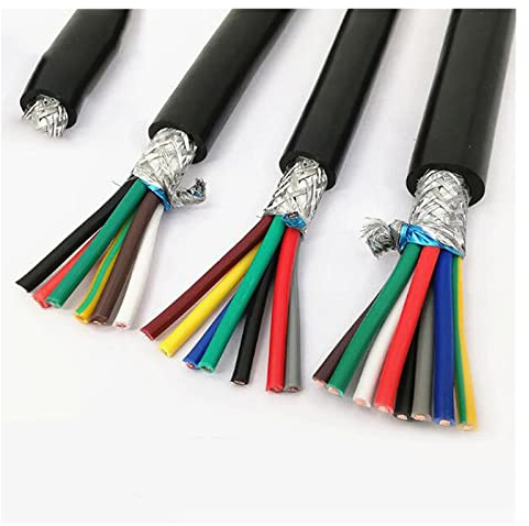 22AWG 0.3mm2 multi-core shielded cable RVVP 2/3/4/5/6/7/8/10/12/14/16/20/24 inverter signal line(16 cores 3 meters)