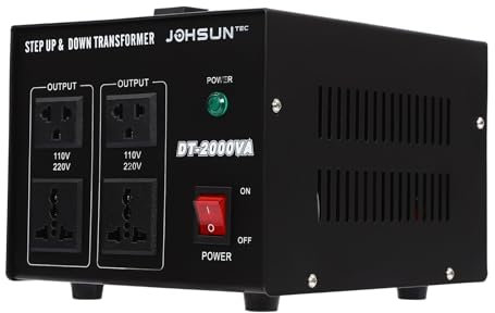 Trasformatore di tensione 220 V to 110 V step-up/down convertitore di voltaggio 2000 W con prese da 110 V/220 V Trasformatore automatico