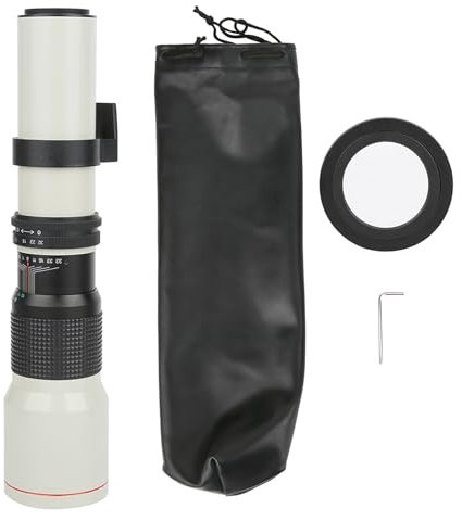 Manuel de téléobjectif de téléobjectif de 500 mm Focus F8 F32 Corps d'alliage en Aluminium à Distance focale Fixe avec revêtement MC Multi-Couche pour Les Jeux de Photographie de