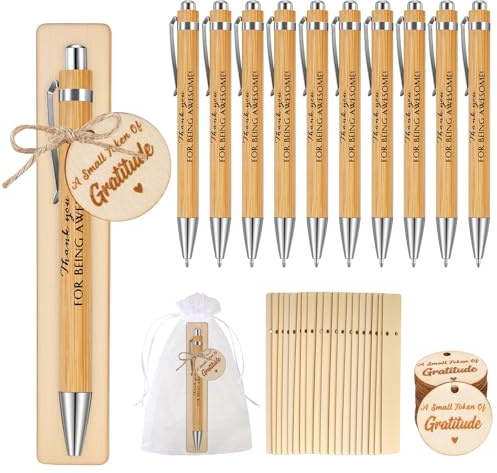 Penne Personalizzate con Scritta, 20 Pezzi Penne a Sfera, Penna Personalizzata, Penna a Sfera, per Dipendenti Ufficio Studenti Insegnanti Adulti Regali