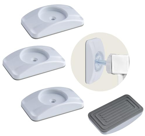 SZWLJ Baby Gate Wall Protector 4PCS Rectangular Pressure Fit Stair Gate | Rectangular wall saver for pressure fit stair gate. Gate Extension for Protecting babies and pets. 4 pieces.