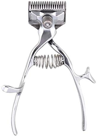 SIXRUN Tondeuse à Cheveux Manuelle Tendance, en Acier au Carbone, Poignée Ergonomique, Faible Bruit, Idéale pour une Utilisation à la Maison ou en Salon (SILVER)