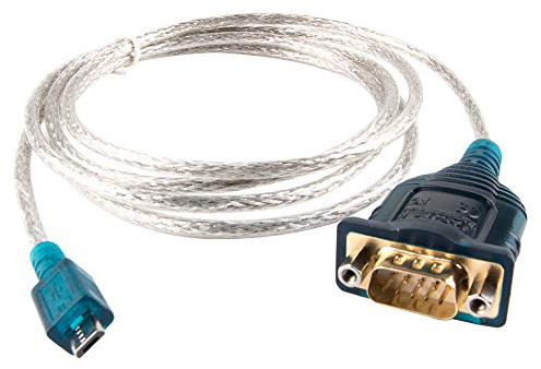 UC232 Câble FTDI USB RS232 avec broche Db9 mâle compatible avec UC232 US232 Câble série Micro USB de type C (Micro USB mâle FT231XS 150 cm)