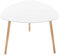 Atmosphera - Table d'appoint Mileo Blanche