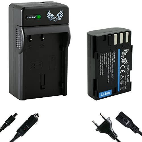 SK Akku Pentax D-Li90 2040mAh + Ladegerät Charger für Pentax K1 K-1 / K3 K-3 K-3 II / K5 K-5 K-5 II K-5 IIs / K7 K-7 / 645D 645Z