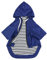 Pethiy Premium hunderegenmantel,Wasserdicht Hundemantel mit Kapuze Hundebekleidung Hunde Regenjacken mit Reißverschluss und Taschen, Outdoor Regencape Halten trocken und sauber-Blau-XL