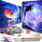 KEYRANKE 2 Stück Diamond Painting Kinder Set mädchen Erwachsene Tiere diy 5d Diamant Malerei Painting Bilder für Home Wand-Decor, Mit Einer Upgrade-Geschenkbox als Geschenk