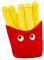 NiceJoy Baby Kleinkind Weiche Spielzeug Pommes Plüsch Kissen Gefüllte Spielzeug Weiche lustige Kissen Kissen Kind Puppe Home Shop Restaurant Dekoration, Rot und Gelb, 30cm