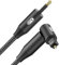 EMK 1.5M Black 90° Toslink to Mini Toslink Optical Audio Cable for TV, Sound Bar, PS4, Xbox, Home Theater & More