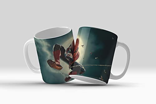 newseny Taza de Spiderman Marvel para desayunos | Varios Diseños (Salto)