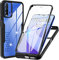 Funda para Xiaomi Redmi 9T / Poco M3, Transparente 360° Protección Funda con Protector de Pantalla Integrado Antigolpes Silicona Carcasa para Xiaomi Redmi 9T / Xiaomi Poco M3, Negro
