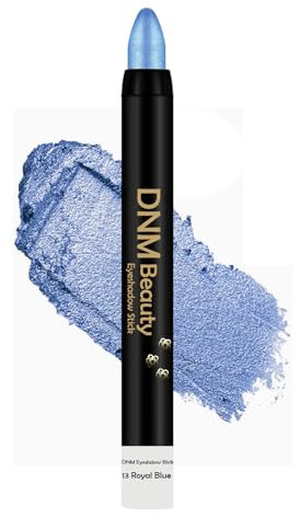 Eyeshadow Pen, Crayon Waterproof Eyeshadow Stick, Shimmer Cream Eye Shadow Pencil, Lasting Waterproof Dark Blue Eyeliner Pencil Create Glitter Eye Makeup (13#)