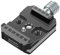 Leaplumin Aluminium Arca Schweizer Typ Klemme mit 3/8 & 1/4 Schraube, Schnellwechselplatte Arca QR Klemme für DJI Ronin S/SC