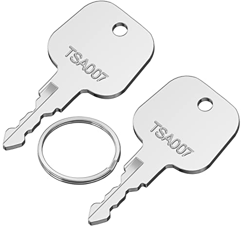 Ancable Master Lot de 2 clés compatibles avec les serrures à bagages TSA OO7 Master Locks universelles approuvées pour valises