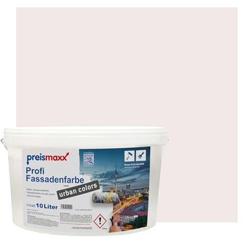 Preismaxx Profi Fassadenfarbe Rosa Fliederrosa silikonharzverstärkt aussen 10l