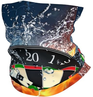 FUkker UV-Halsmanschette, Stirnband, Halswärmer, Gesichtsbedeckung, Schlauch, Halbgesichtsmaske, Schal, Sturmhaube,Dartscheibe bedruckt