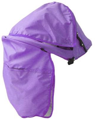 harayaa Sombrilla Universal para Carritos de Bebé, Protección Solar Y Transpirable, PÚRPURA, Individual