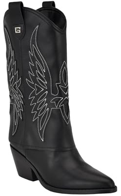 GUESS Raegan, Stivali Western Donna, Nero 001, 40 EU