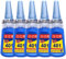 Btkigl 5 Pezzi 401 Colla Bottiglia di Adesivo Istantaneo Veloce Super Colla Multiuso Colla Adesiva Liquida Incolore Super Forte