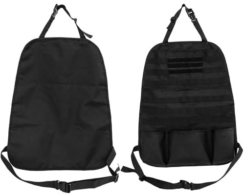 Constprog Truck Seat Back Organizer Tactical MOLLE Car Cover Vehicle Panel Storage Bag