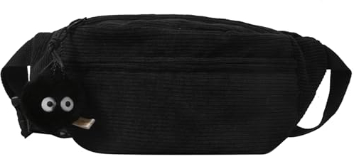 DMNQ Sac Banane Femme Velours Côtelé Banane Femme Velours Sac Banane Velours Cotelé Femme Femme en Forme de Demi-Lune Avec Bandoulière Réglable pour Toutes les Occasions