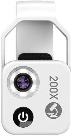 KWJNH end Nano Zoom 200x Magnification Clip-On Lens Professional Phone Microscope With Lens Phone Clip Jade Appra For Jewelry lens cpl nano telephoto macro new gadgets cpl telephoto telepho