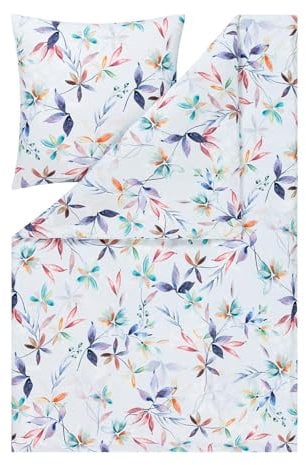 Estella Mako Interlock Jersey Bettwäsche Delphine Multicolor 1 Bettbezug 135 x 200 cm + 1 Kissenbezug 80 x 80 cm