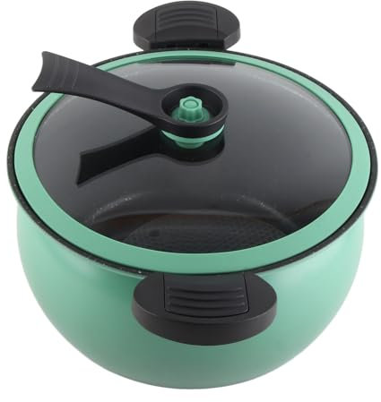 Micro Pressure Cooker Fast Cooking Cookware, Domestic Non Stick Pressure Cooker with Lid, Multi Functional Big Capacity Universal Stew Pot Micro Pressure Cooking Pots Kitchenware