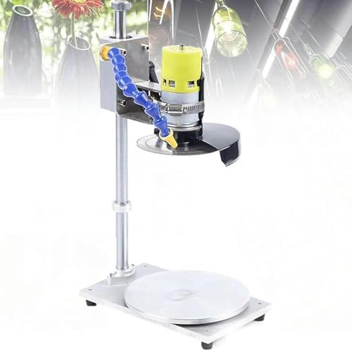 Taglia bottiglie di vetro elettrico, macchina per tagliare bottiglie di vetro, kit per tagliare bottiglie di vetro da vino da 6000 Rmin, macchina per tagliare quadrati e rotondi