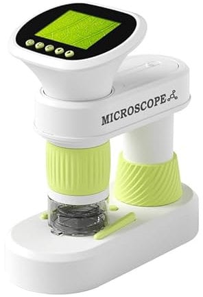 Microscopio Digital GuKKK IPS de 2.0 Pulgadas con Soporte, minimicroscopio 1000X USB WiFi HD 1080P,Tarjeta de 32 GB,Microscopio Portátil para Niños con LED Ajustables para Teléfonos Android,iOS y PC