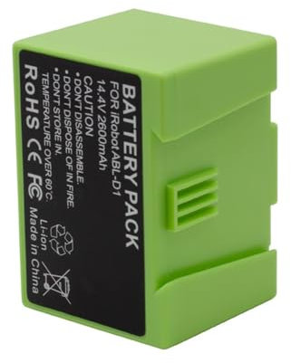 E5 E6 I3 I4 I6 I7 I8 J7 Series Batteria Di Backup 14.4V 3000mAh/43Wh Batteria Agli Ioni Di Litio Ad Alta Capacità Compatibile Con Roomba E5150 E5152 E6198 I3 150 I7+ 7150 7550 I8+ 4150 4552(2600mAh)
