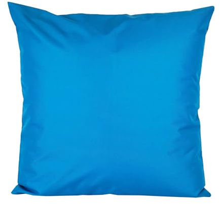 JACK 40x40cm Outdoor Lounge Kissen Dekokissen inkl. XXL-Füllung Wasserabweisend Sitzkissen Garten Stuhl Lotus Effekt, Farbe:Meerblau