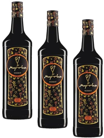 Vermouth Myrrha Rojo - 1 L (Paquete de 3)