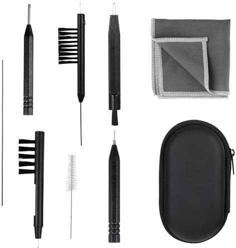 9 Stück Hörgerätebürsten Hörgeräte- Zubehör Hörgeräte Reinigungsset Reinigungswerkzeuge mit Aufbewahrungsbox Für Kopfhörer Ohrstöpsel Reinigungsset Hörgeräte
